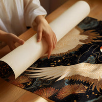 Celestial Cranes Dance Through Starlight