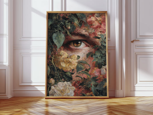 Where Eyes Meet Petals' Embrace