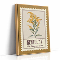 Kentucky Goldenrod Watercolor Stamp