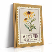 Maryland Black-Eyed Susan Watercolor Stamp