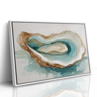 Tides Curl Within Pearl Shell