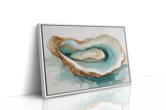 Tides Curl Within Pearl Shell