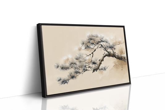 Pine Branch Bends To Morning Light