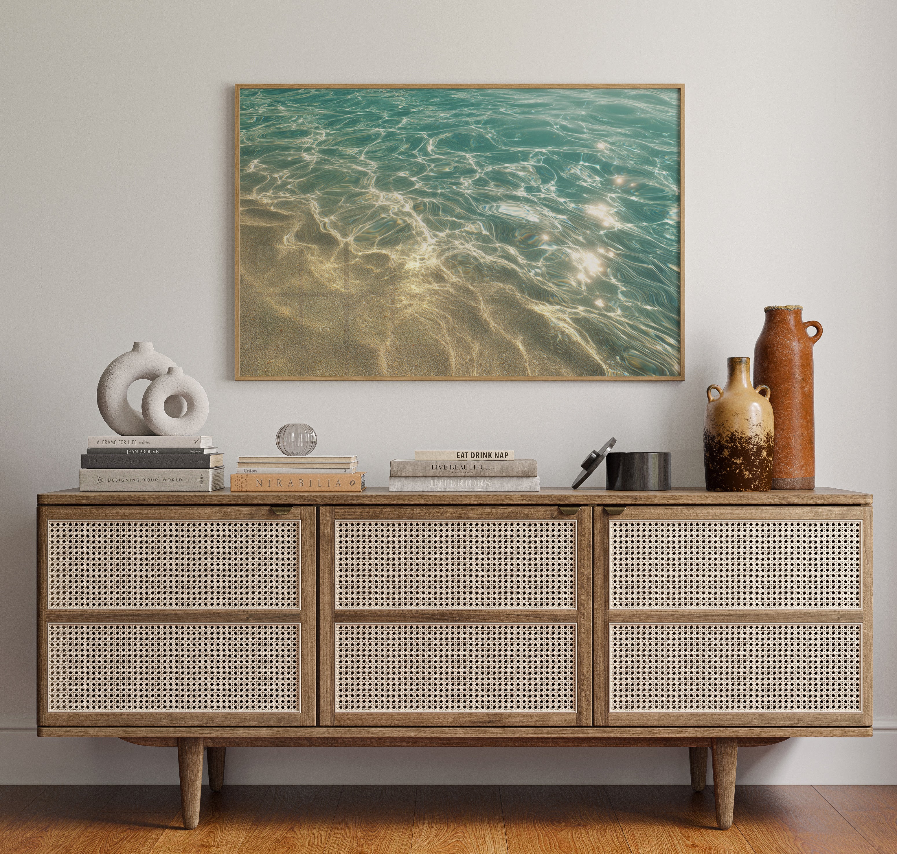 Crystal Tides Kiss Golden Shore