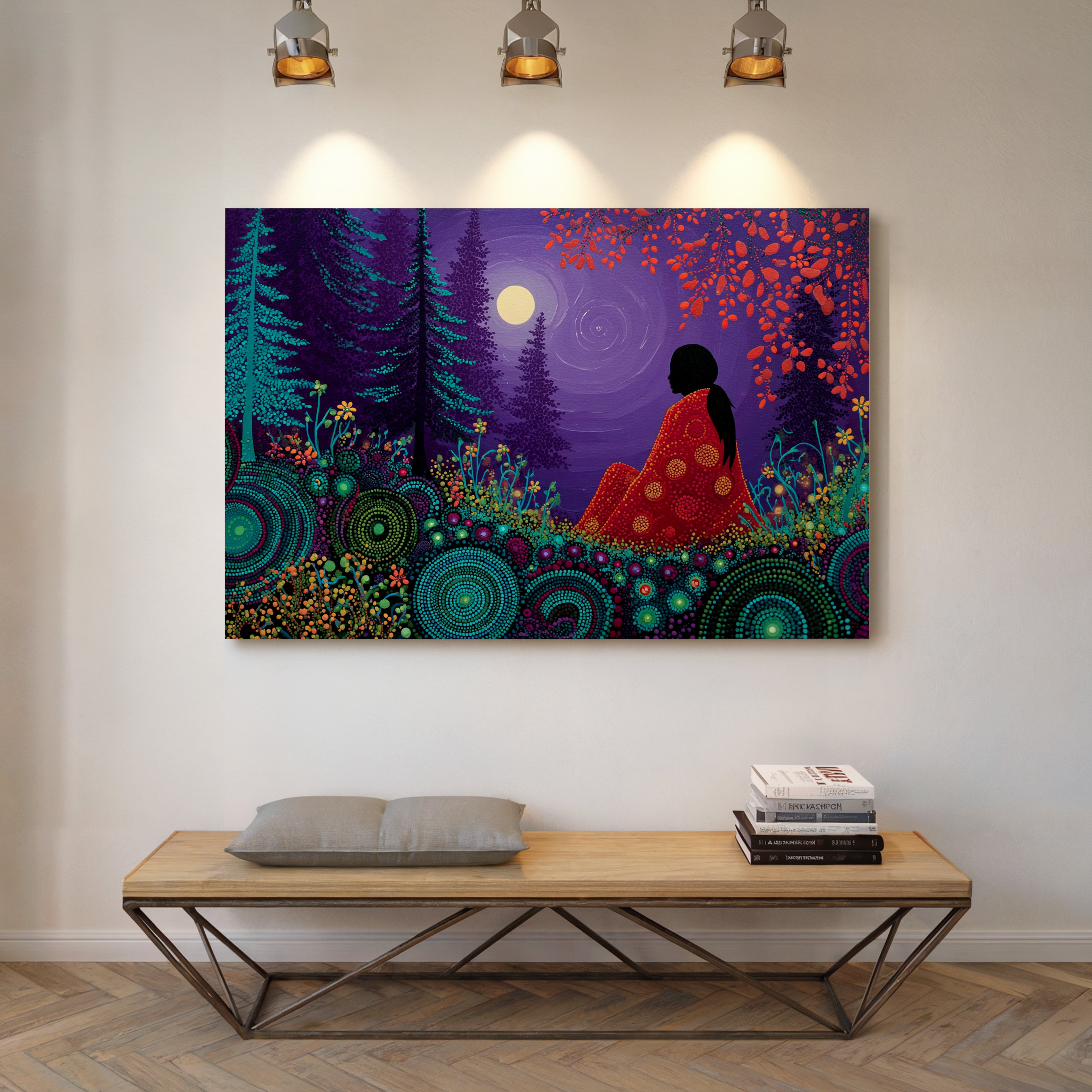 Moonlit Garden Holds Sacred Stories