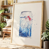 Summer Fizz In Crystal Blue