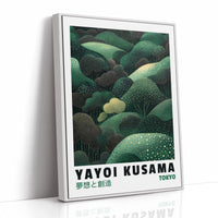 Abstract Green Dreamscape – Kusama-Inspired Forest