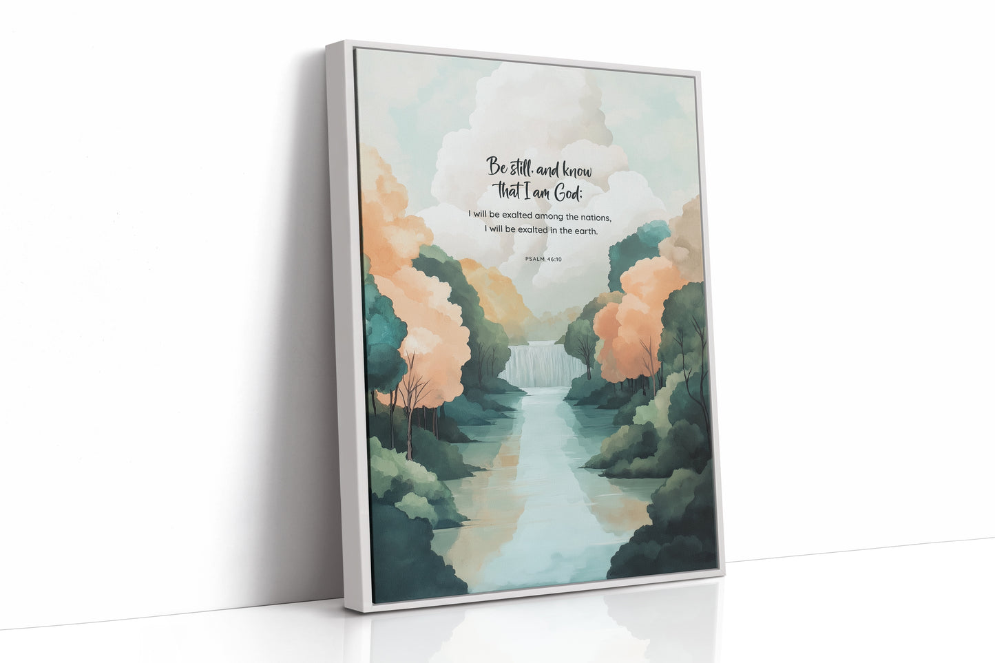 Be Still and Know Forest Waterfall