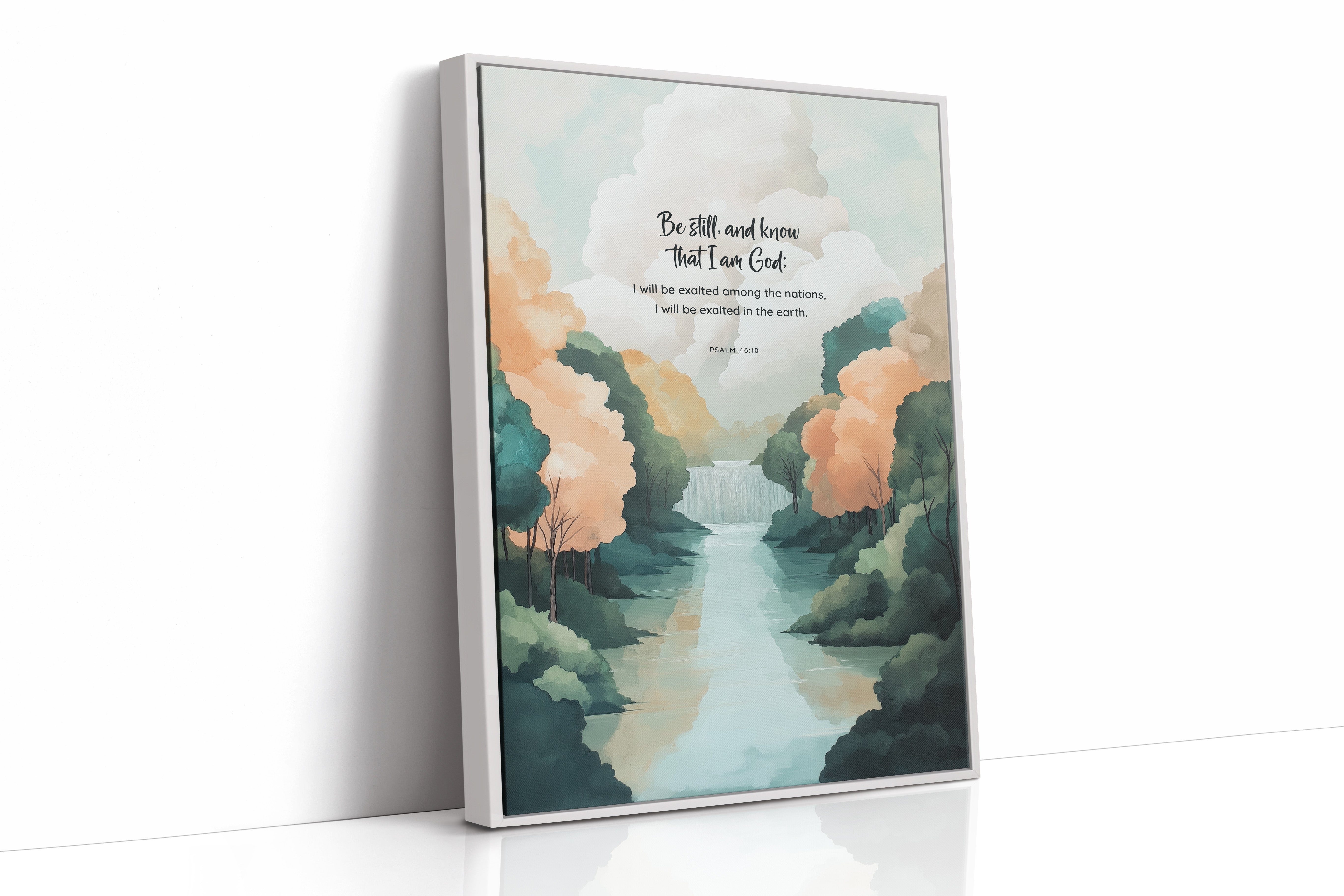 Be Still and Know Forest Waterfall