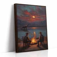 Campfire Under A Jurassic Moon