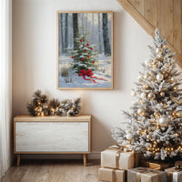 Winter Forest Holds Sacred Ornaments