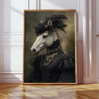 Elegance Draped in Midnight Silk
