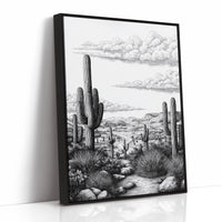 Saguaro Sketches From Desert Paths