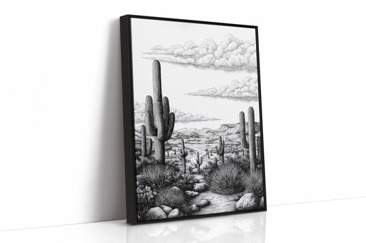 Saguaro Sketches From Desert Paths
