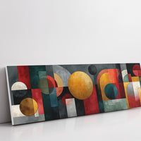 Geometric Harmony In Bold Color