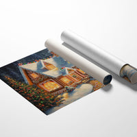 Frosted Gingerbread Glows At Midnight