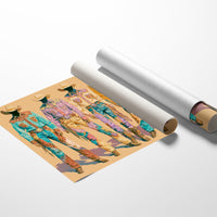 Pastel Parade of Cowboy Suits
