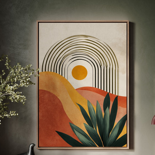 Hues of a Sunlit Horizon