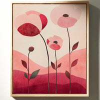 Pink Poppies Dance At Dawn