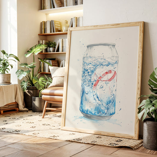 Summer Bubbles Dance In Glass