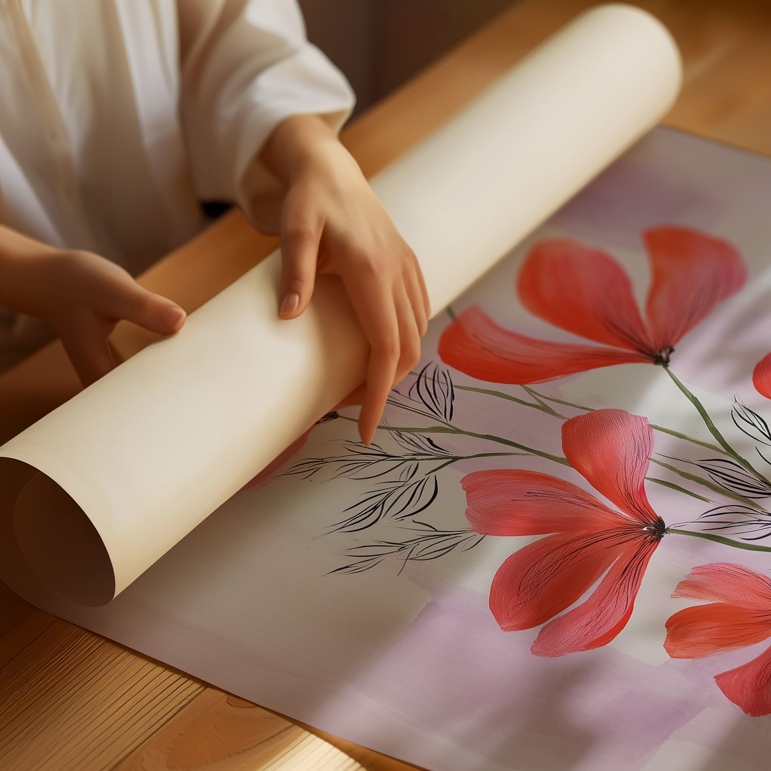 Coral Blooms Above City Spirits