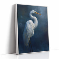 Midnight Watcher Against Indigo Depths