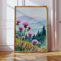 Blooming Hillsides in Morning Light