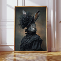 A Rabbit's Midnight Elegance