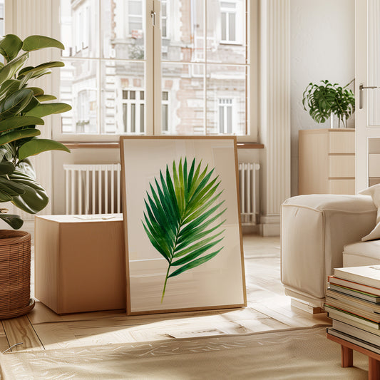 Emerald Fronds in Gentle Breeze