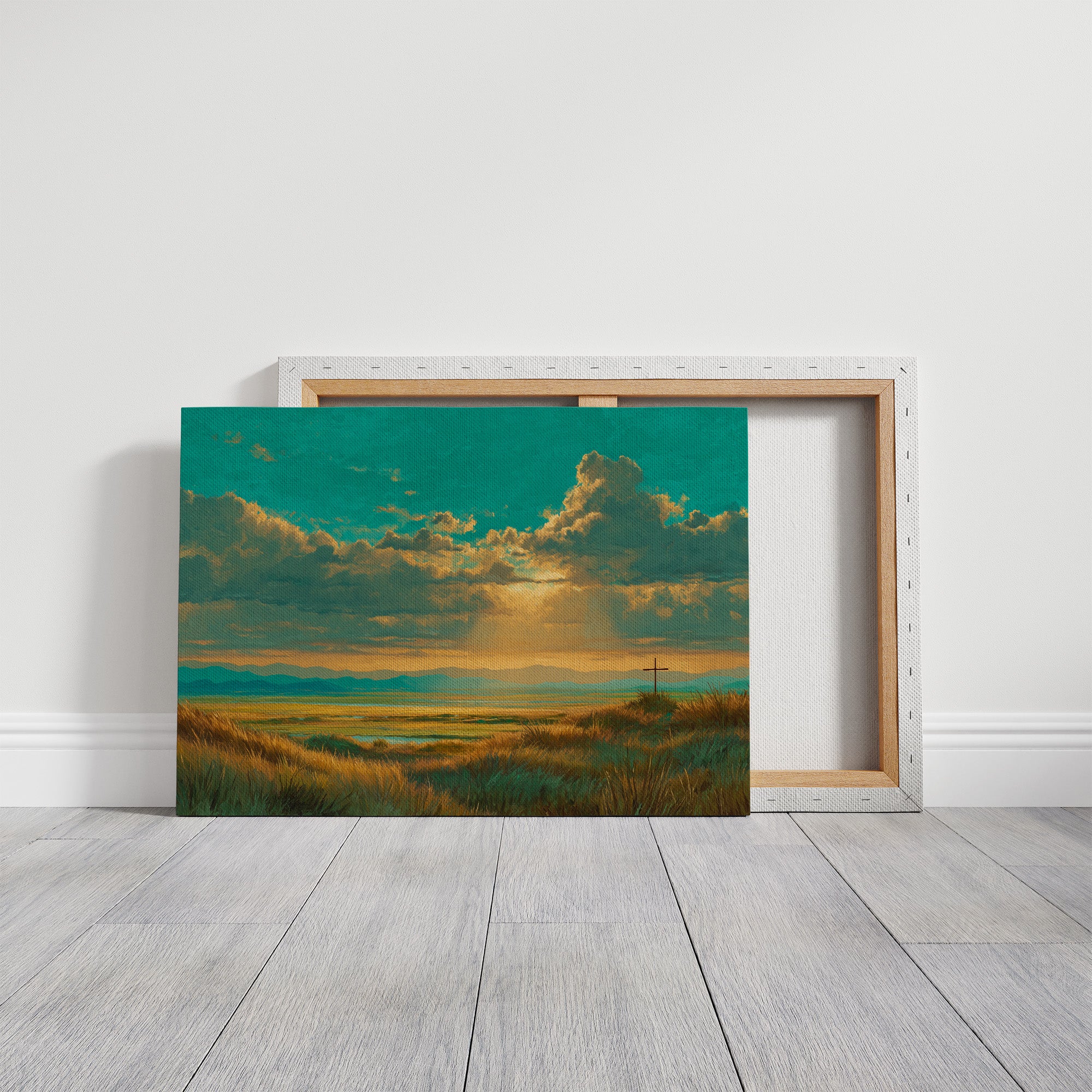 Emerald Skies Over Sacred Plains