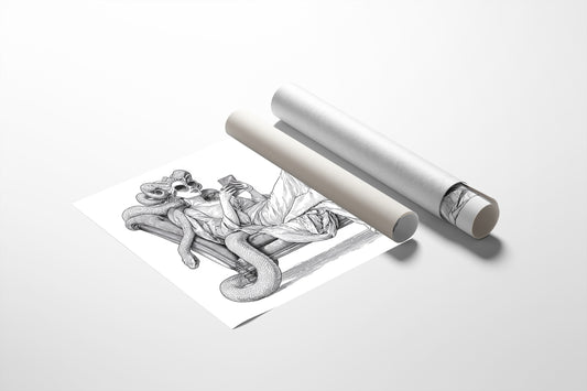 Modern Medusa's Digital Repose