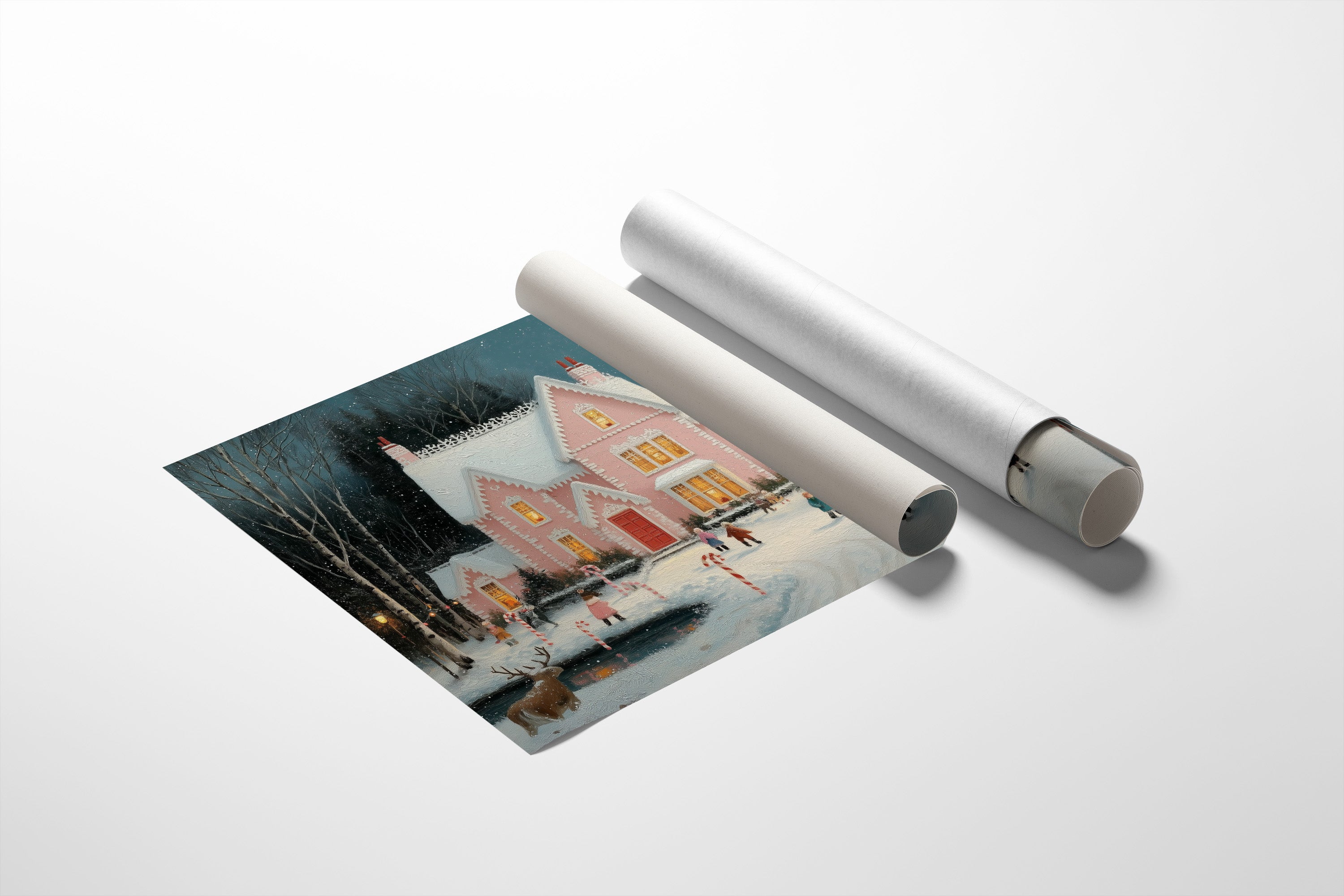 Pink Victorian Hosts Moonlit Skating Party