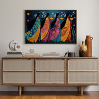 Sacred Stars Dance Through Night