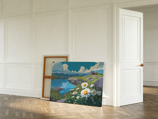 Daisies Dance Above Northern Waters