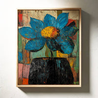 Blue Petals Paint Their Story