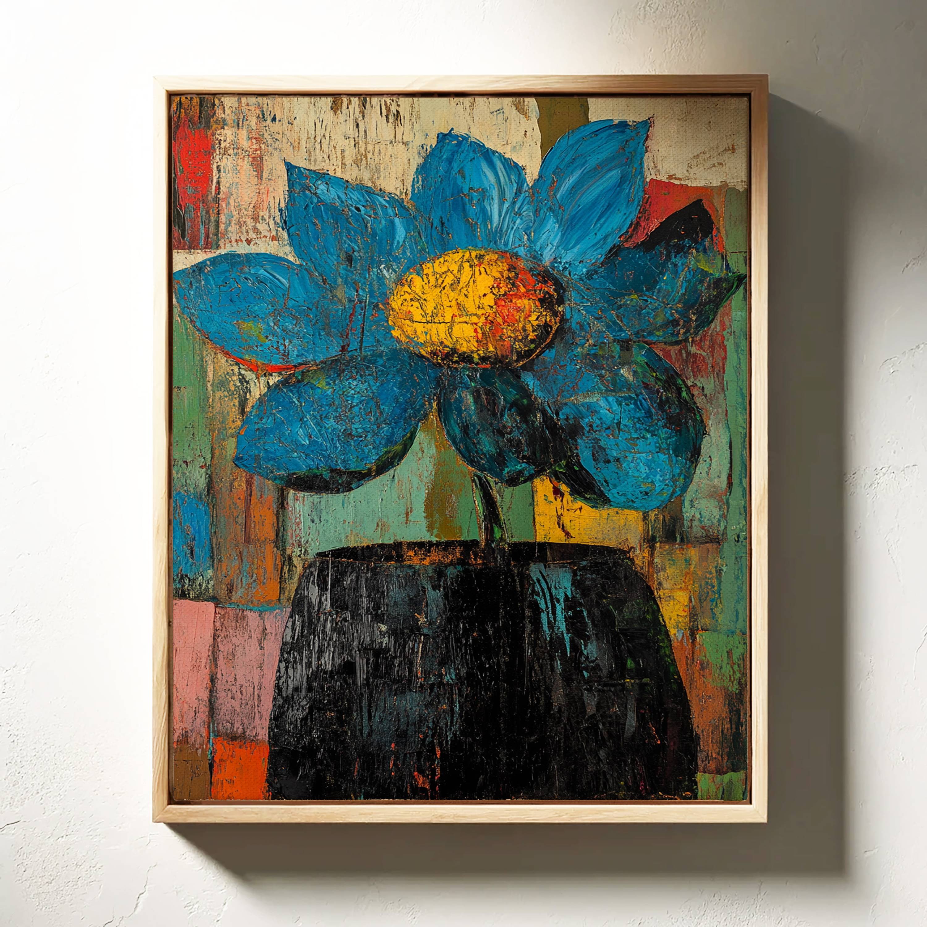 Blue Petals Paint Their Story