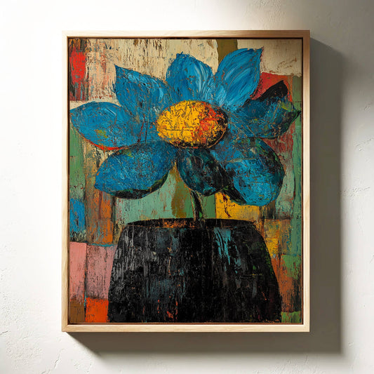 Blue Petals Paint Their Story