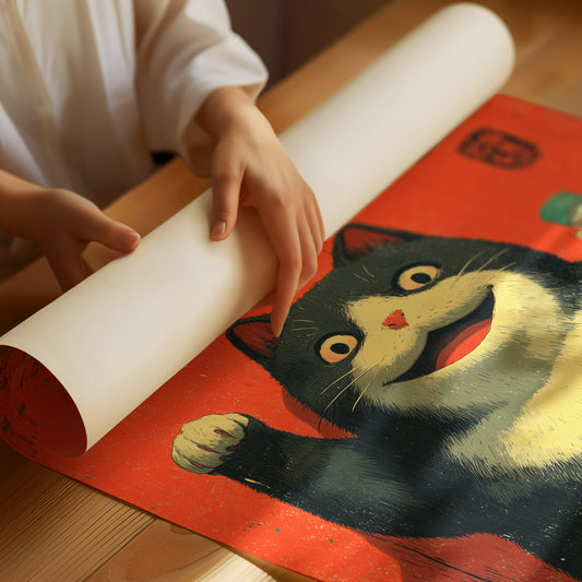 Lucky Cat Tends The Bar