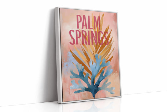 Desert Oasis Beckons In Coral Haze