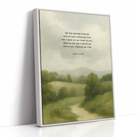 Morning Trust Psalm 143:8 Landscape Print