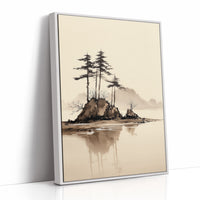 Stillness Between the Pines
