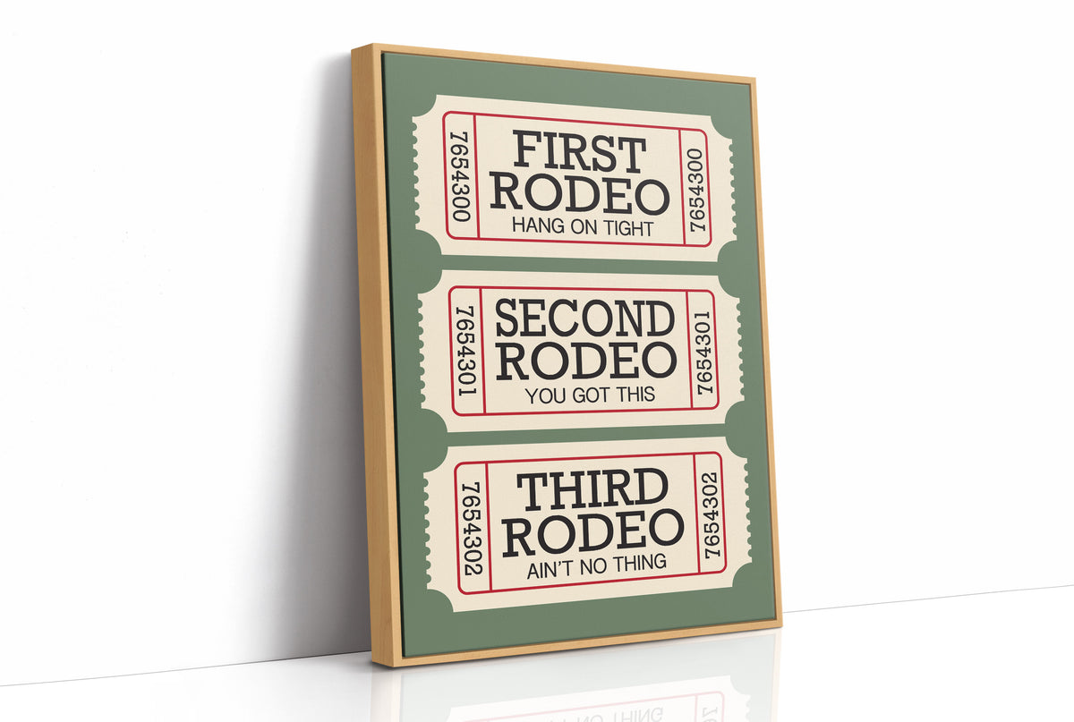 First, Second, Third Rodeo Tickets