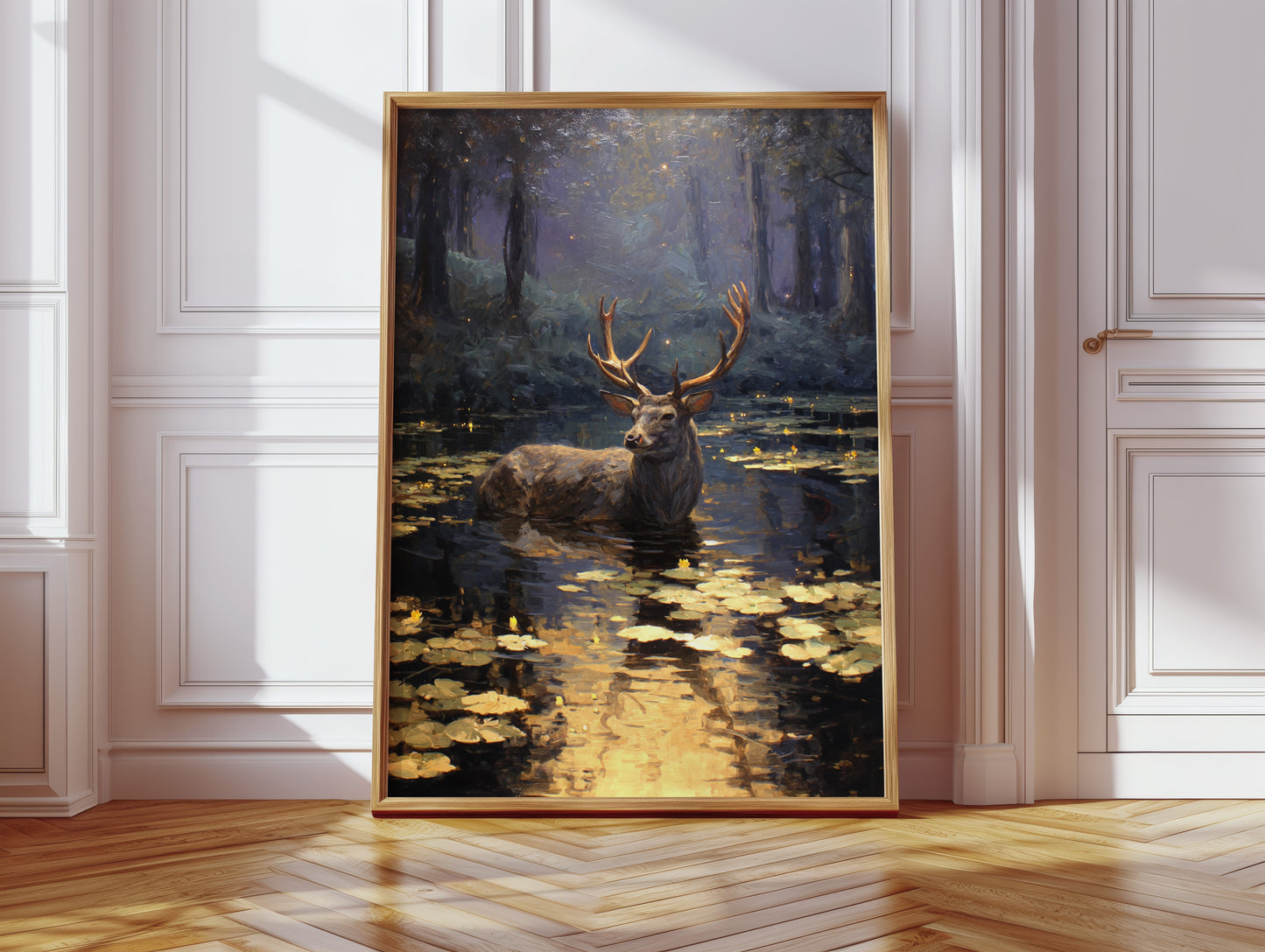 Serenity Amidst Golden Waters