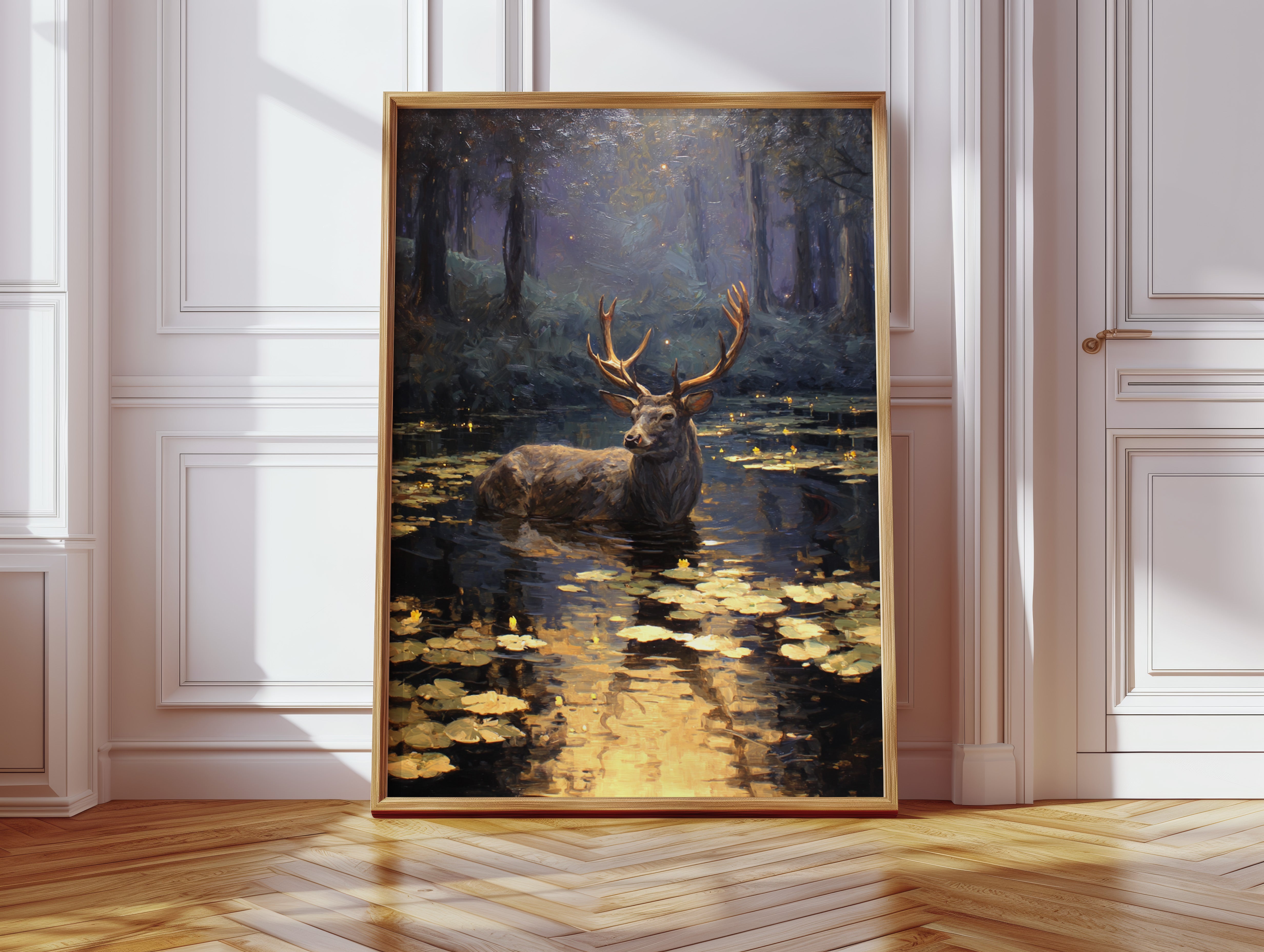 Serenity Amidst Golden Waters