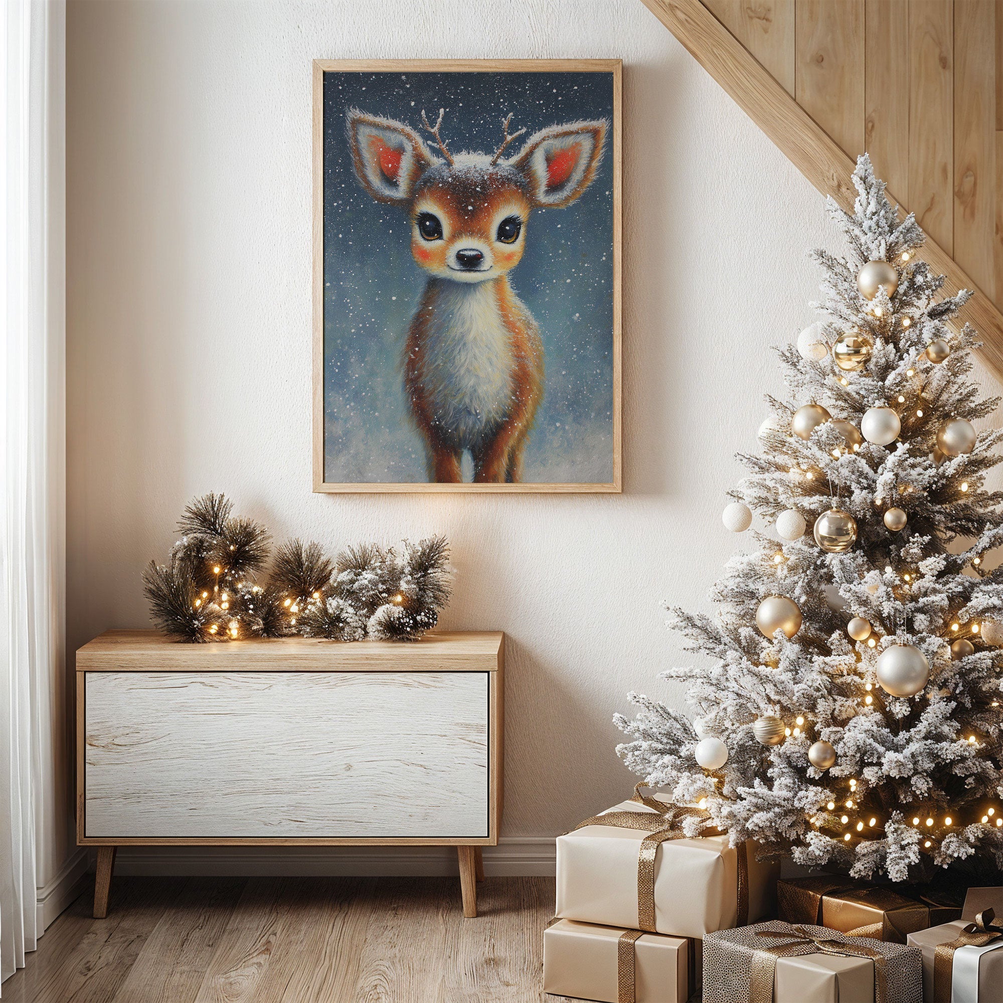 Starlit Fawn Brings Winter Magic