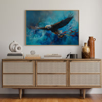 Soaring Through Storm-Painted Skies