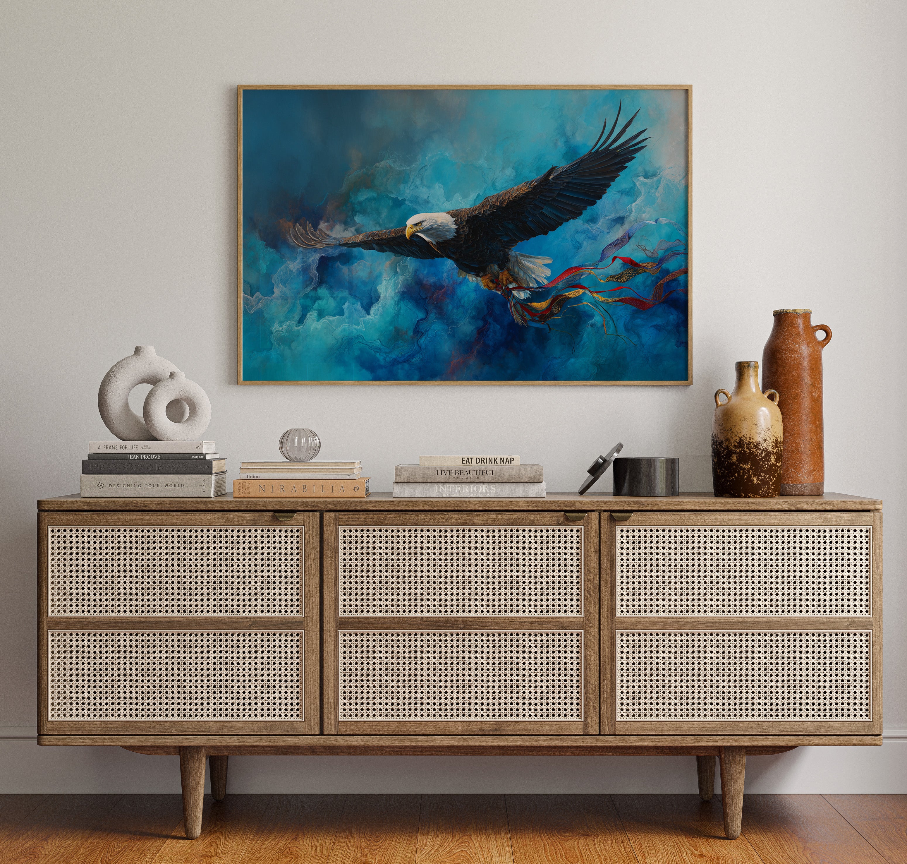 Soaring Through Storm-Painted Skies