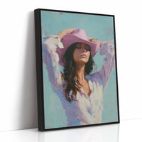 Lavender Brim Under Turquoise Skies