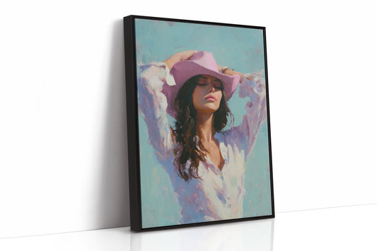 Lavender Brim Under Turquoise Skies
