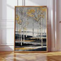 Golden Leaves on Silent Waters